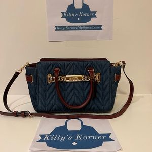 Coach Blake (Blue) Quilted Carryall 25 Bag